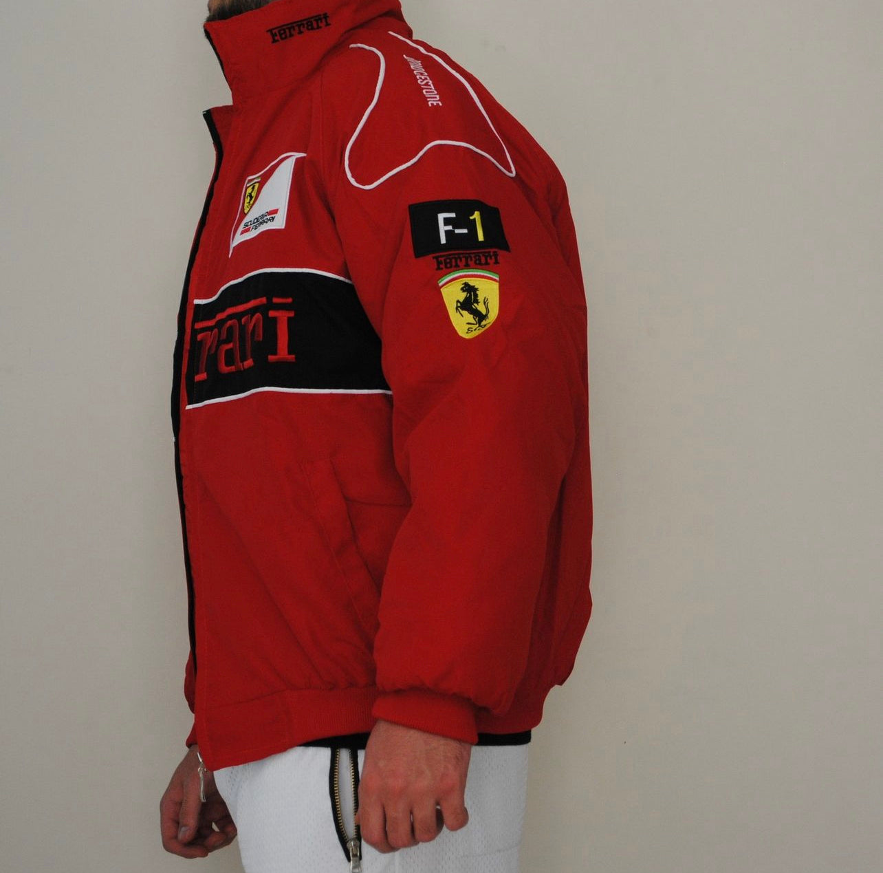 Ferrari Scuderia Red Vintage Jacket