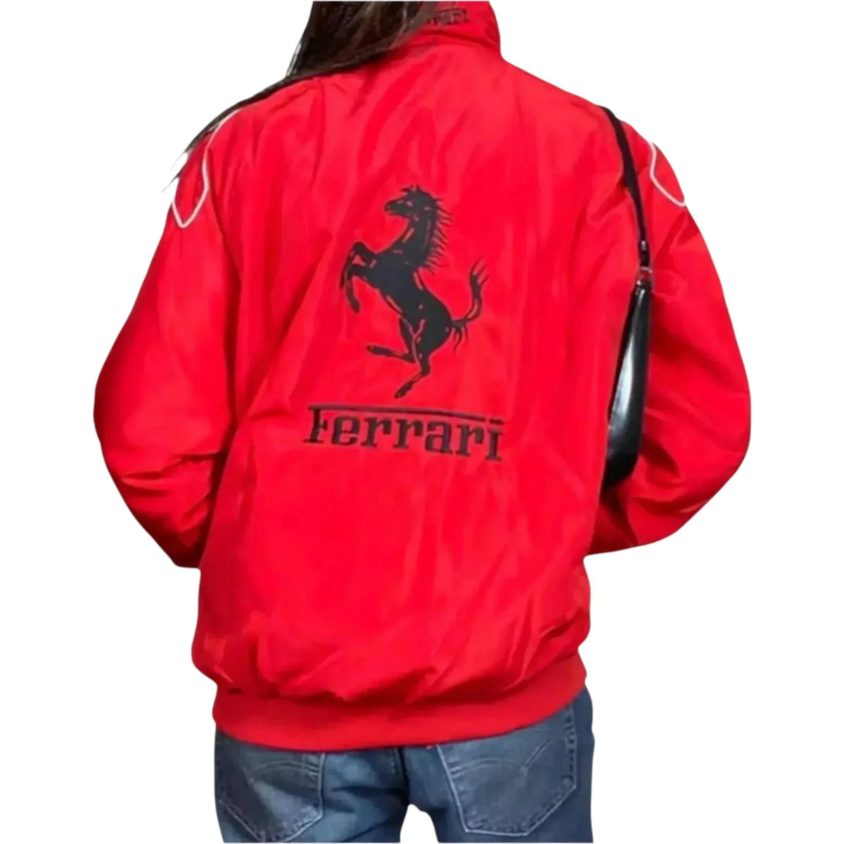 Brex Ferrari Vintage Embroidered Bomber Jacket – Classic Motorsport Heritage Edition - racing jacket, view 2 | Brex International