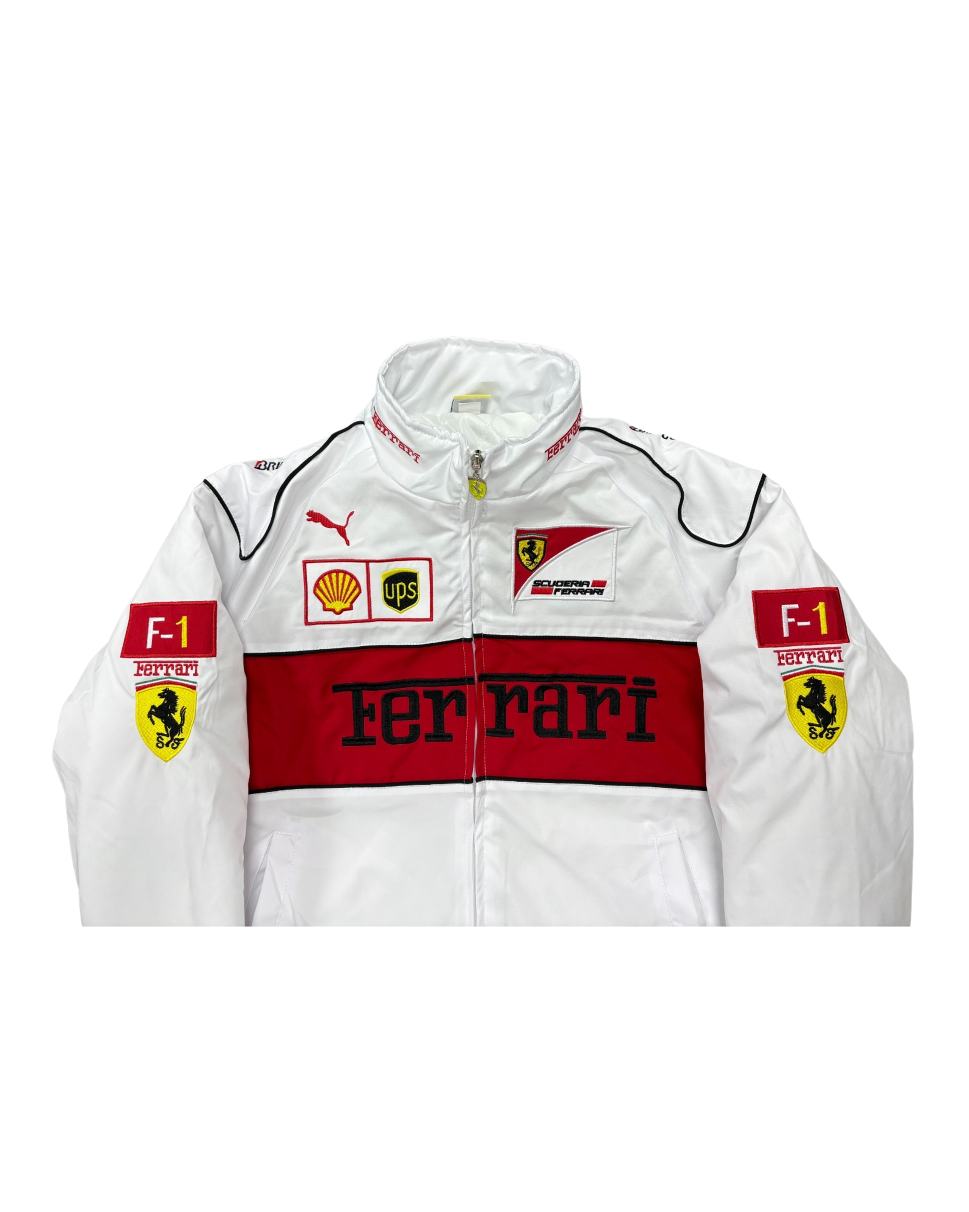 Ferrari White Racing Jacket