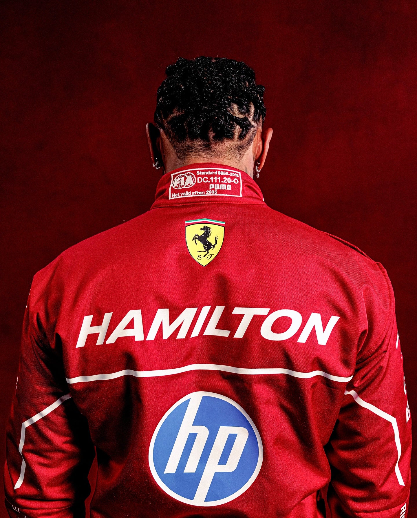 Lewis Hamilton / Charles Leclerc Custom F1 Racing Suit ferrari Red Costume Persoanlized