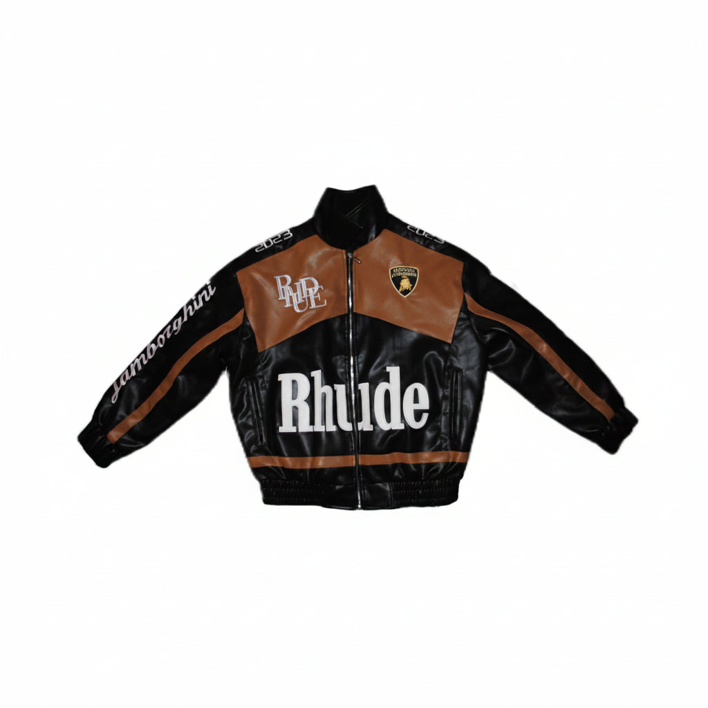 Lamborghini Bronze Leather Jacket