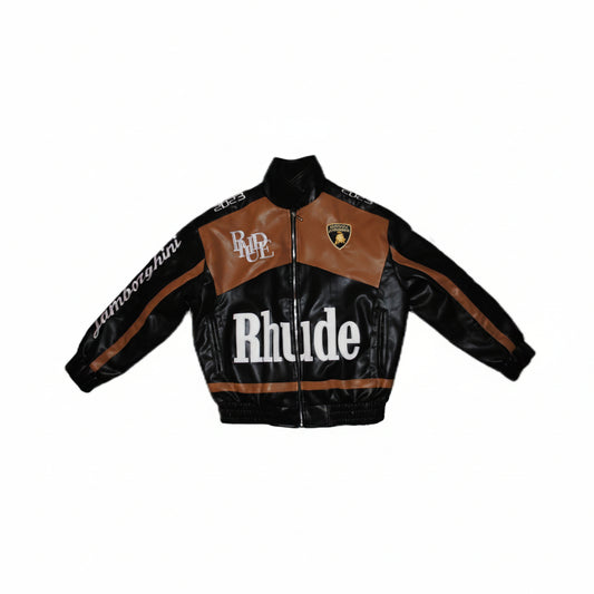 Lamborghini Bronze Leather Jacket
