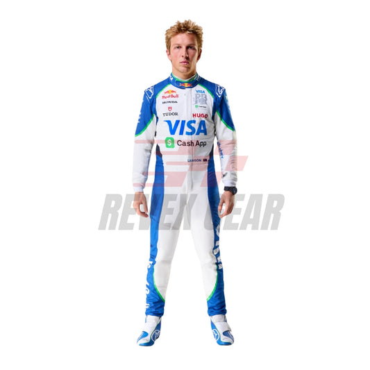 Liam Lawson 2025 Visa Cash App Edition F1 Race Suit | Brex International