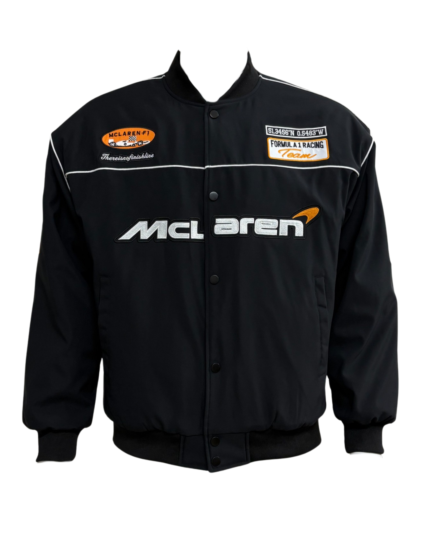 McLaren Black F1 Racing Jacket