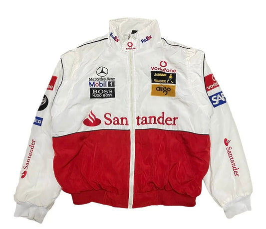 Mercedes McLaren White Vintage Jacket