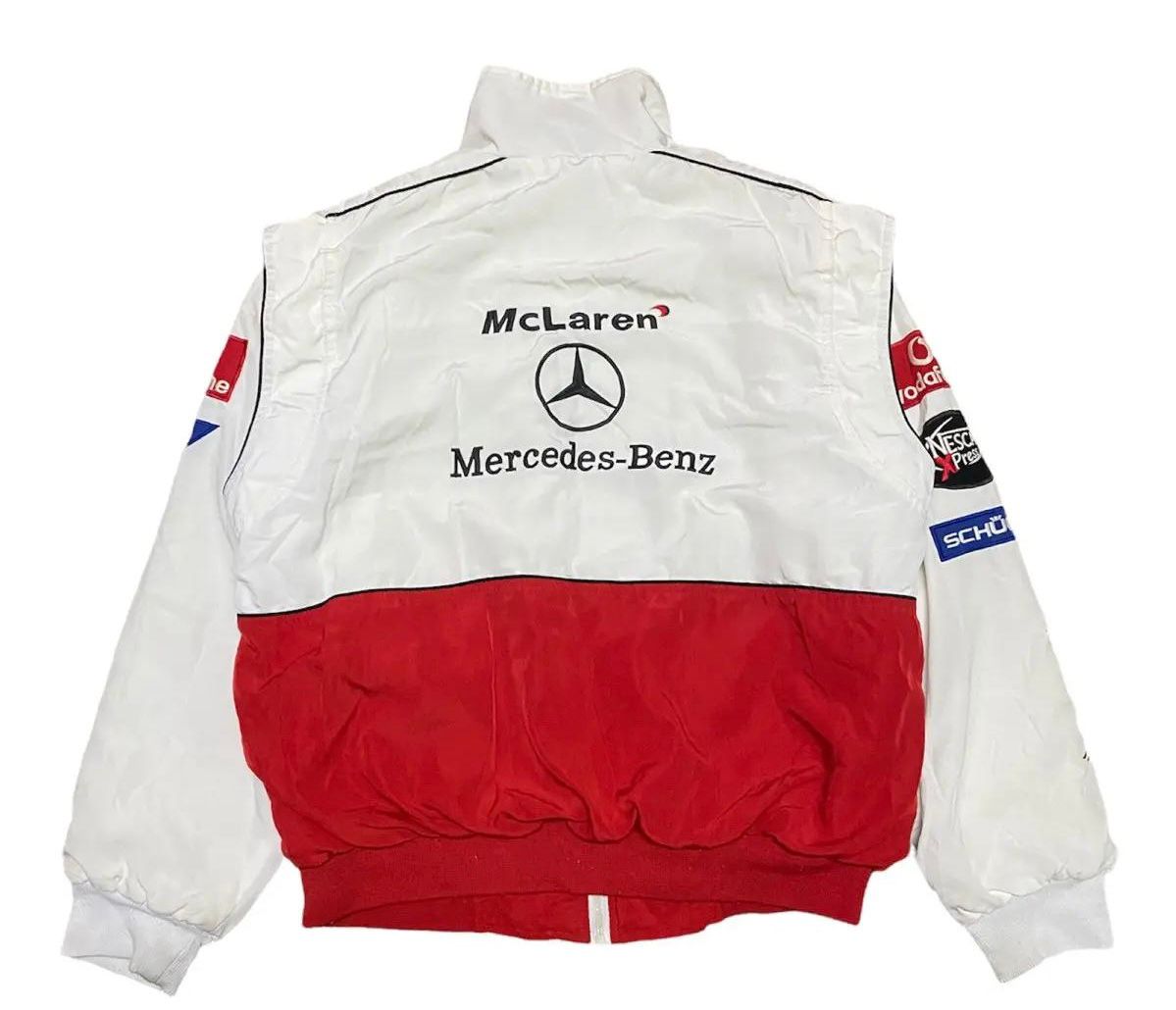 Mercedes McLaren White Vintage Jacket