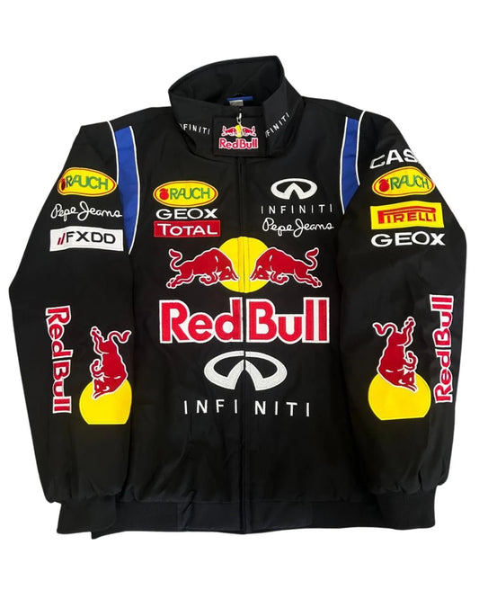 Red Bull Racing Black Vintage Jacket